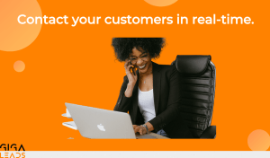 Contact your customer real-time.